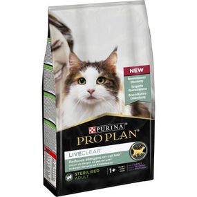 Сухой корм для кошек Purina Pro Plan LiveClear для стерилизованных кошек с индейкой 1.4 кг (7613287232564)