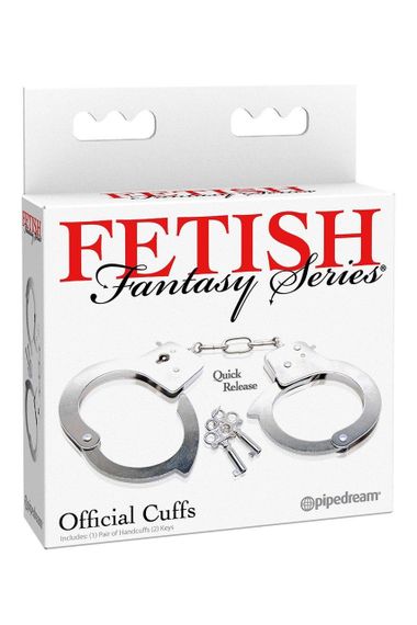 Наручники Pipedream Fetish Fantasy Series металеві Sex Aura | Зображення 3