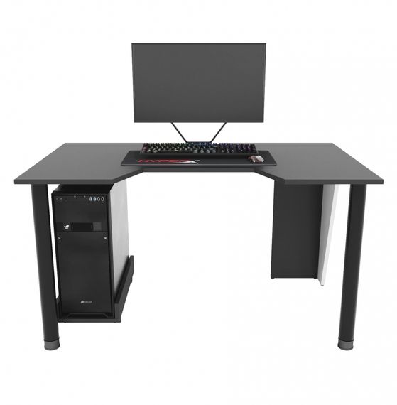 Стол геймерский ZEUS GAMER-2 черныйбелый бок | Зображення 4