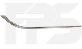 Молдинг решетки переднего бампера хром VW Passat B7 '11-15 USA левый (FPS)