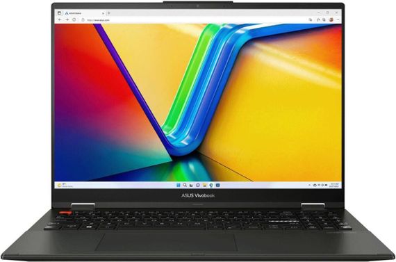 Ультрабук-трансформер Asus Vivobook S 16 Flip TP3604VA / 16" (1920x1200) OLED Touch / Intel Core i5-1335U (10 (12) ядер по 1.3 - 4.6 GHz) / 8 GB DDR4 / 512 GB SSD / Intel Iris Xe Graphics / WebCam / Win 11 б/в | Зображення 1