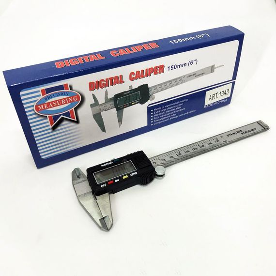 Електронний цифровий Штангенциркуль Digital Caliper 0-150 мм з LCD дисплеєм у кейсі GA-580 мікрометр електронний | Зображення 1
