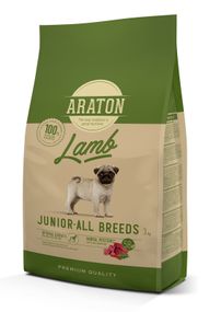 Корм ARATON LAMB Junior All Breeds сухой для молодых собак с ягненком и рисом 3 кг