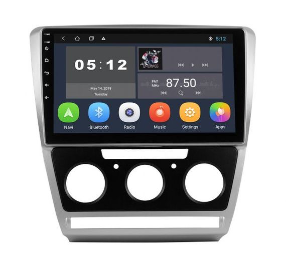 Штатний головний пристрій Soundbox SB-3378 2G DSP для Skoda Oktavia A5 2006-2013