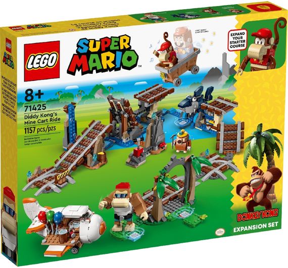 Конструктор LEGO Super Mario Поїздка у вагонетці Дідді Конґа. Додатковий набір 71425 | Зображення 5