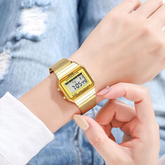 Годинник S2kmei 1660GD Gold | Зображення 3
