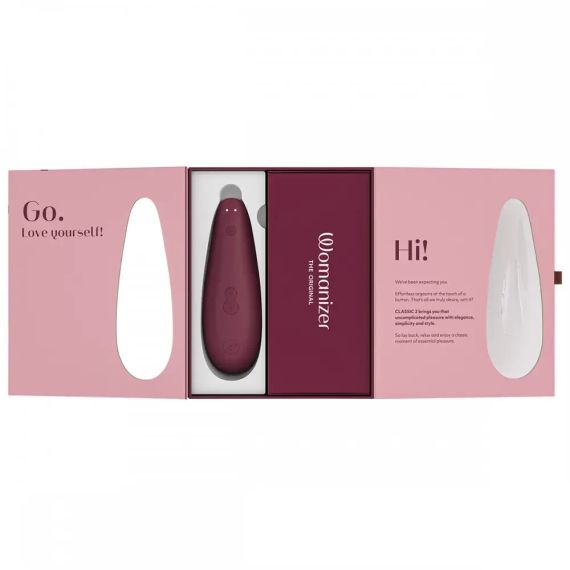 Вакуумный клиторальный стимулятор Womanizer Classic 2 Bordeaux sexstyle | Зображення 9