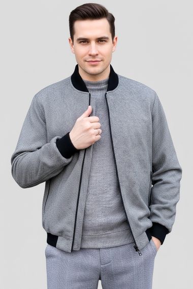Чоловіча Куртка Sun`s House  розмір: 60 Світло-сірий (арт. AP-2502-C-light-grey) | Зображення 1