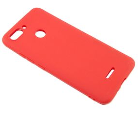 Чохол Силіконовий (TPU) SMTT накладка для Xiaomi Redmi 6 Червоний