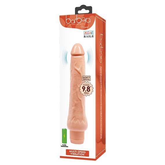 Вібратор - Barbara Dryad Vibrator 9,8" Flesh sexstyle | Зображення 8