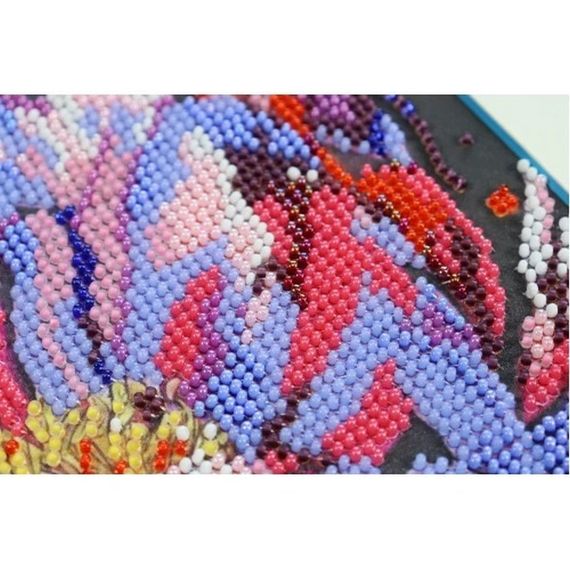 Набор-миди для вышивания бисером «Цвести время» AMB-104 на натуральном холсте | Зображення 1