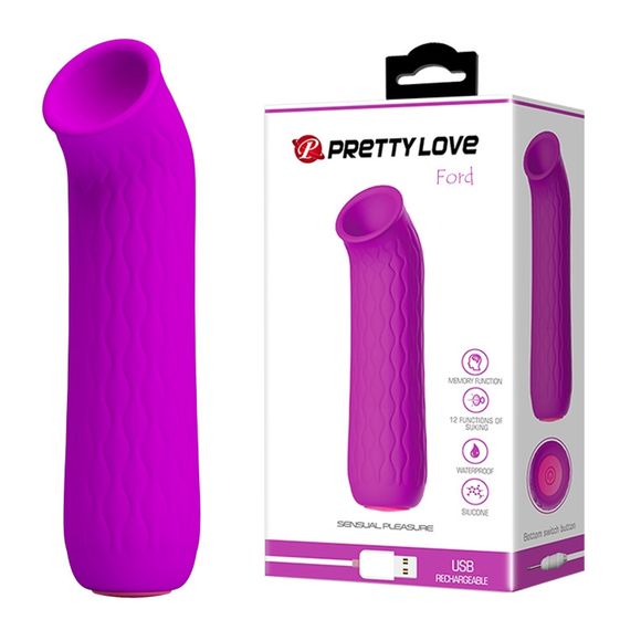 Вакуумний стимулятор клітора Pretty Love Ford Purple, BI - 014547 Sex Aura