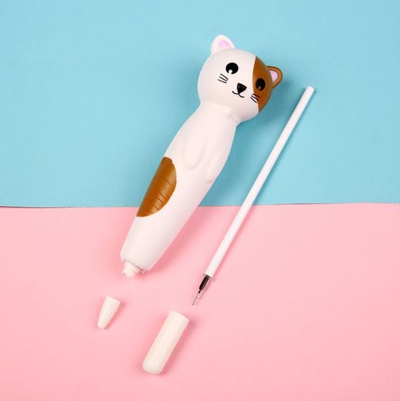 Набір ручок масляних 0.7 мм BP5024 Squishy Cat (3шт) | Зображення 1