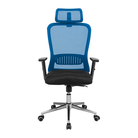 Крісло Експерт Хром M-2 (Anyfix) Сітка синя | Зображення 1
