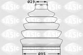 Пильовик VAG (вир-во SASIC) SASIC 1906027 на VW PASSAT (362)