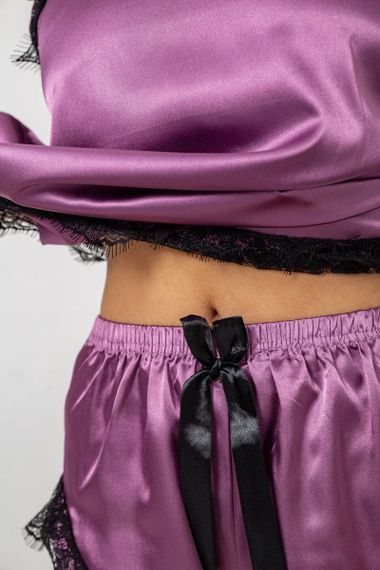 Піжама жіноча, колір фіолетовий, 238R57408 | Зображення 4