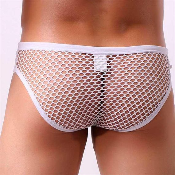 Мужские трусы в сетку "Clever-Menmode" - Белый - L-XL | Зображення 4