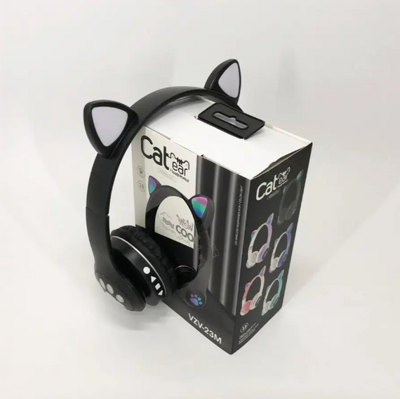 Бездротові навушники Cat Ear RGB VIV-23M (Синій) | Зображення 1