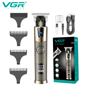 Тример акумуляторний VGR V-983, 4 насадки, LED дисплей