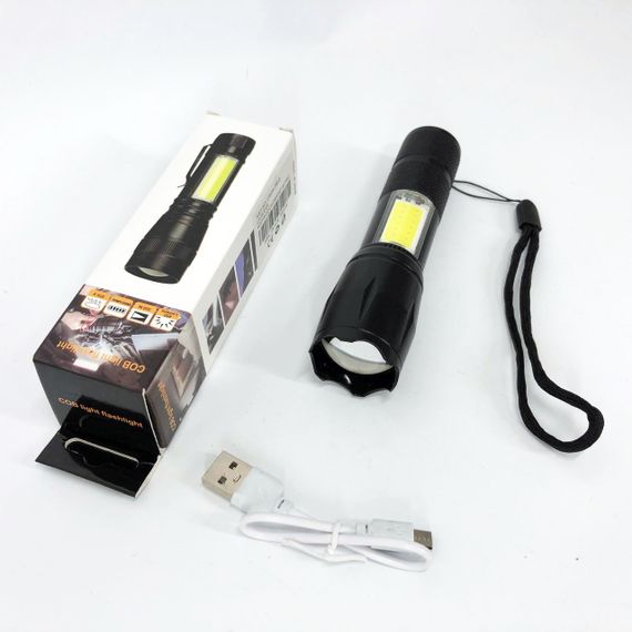 Потужний тактичний ліхтар світлодіодний, Ліхтар для дому з зарядкою від розетки Надпотужний лід XD-45