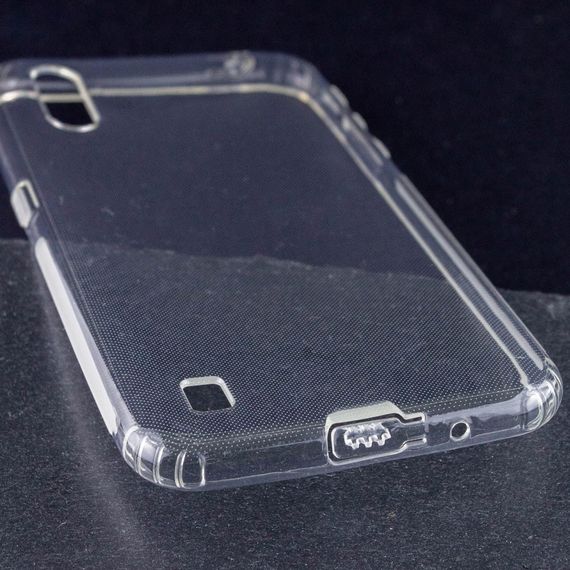 TPU чохол GETMAN Transparent 1,0 mm для Samsung Galaxy A01 | Зображення 2