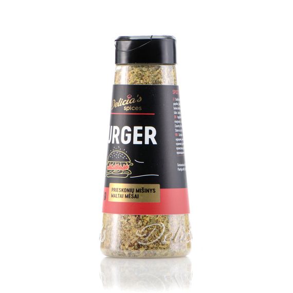 Суміш спецій Delicia's Spices Burger для бургерів 180 г 241560 Код: 013255 | Зображення 1