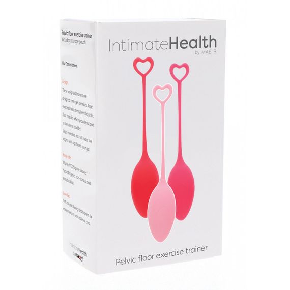 Набір вагінальних кульок Mae B Pelvic Floor Exercise Kegel Balls - Red | Зображення 1