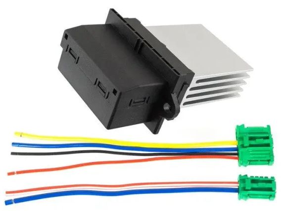 Renault Modus реостат печі резистор + 2X вилка (2 контакти + 4 контакти) комплект 6441L2, Рено Модус | Зображення 1