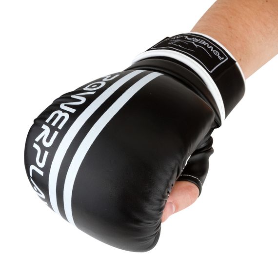 Снарядні рукавиці PowerPlay 3025 Чорно-Білі S | Зображення 5