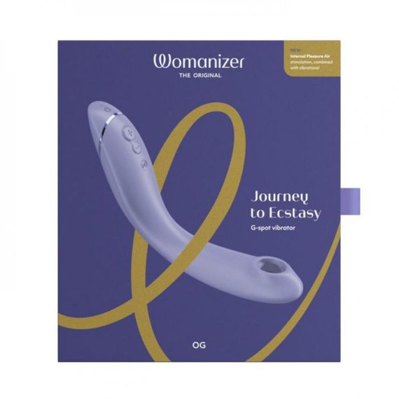 Вібратор для точки G c вакуумною стимуляцією Womanizer OG Lilac Sex Aura | Зображення 5