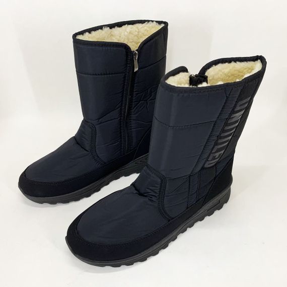 Чоботи чоловічі утеплені чорні 42р 27,5см, Гумові чоботи для прогулянок | Зображення 4