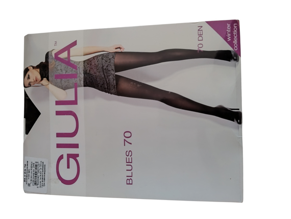 Колготи з мікрофібри GIULIA Blues 70 den чорні (214121) | Зображення 1