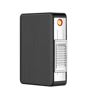 Портсигар С USB Зажигалкой И Выбросом Сигарет FOCUS  ПА-29