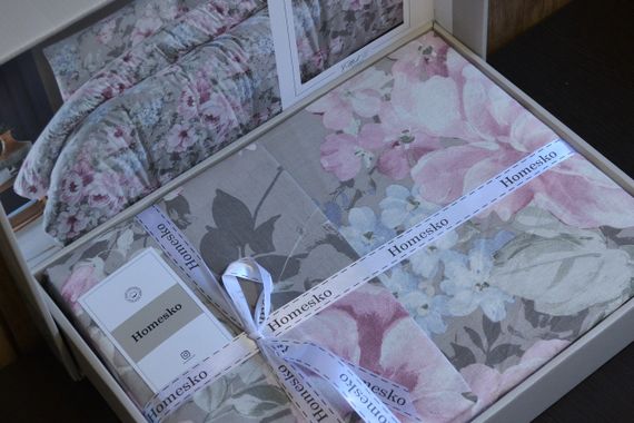 Постільна білизна First Choice Homesko Ranforce сімейний 160 х 220 см  Davida Grey | Зображення 2