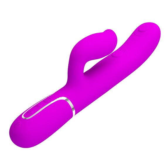 Вібратор-кролик PRETTY LOVE Gigiс з стимулятором язичком, рожевий, 22.8 х 3.4 см sexstyle | Зображення 5