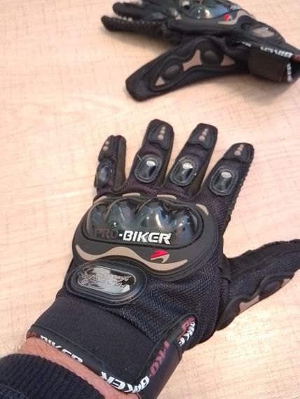 Рукавички захисні для їзди на мотоциклі велосипеді Pro-Biker | Зображення 4