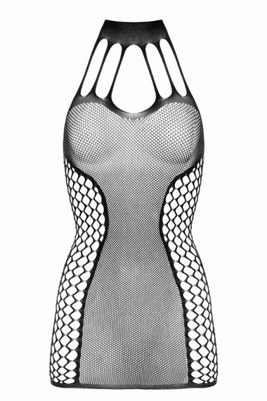 Коротка сукня в сіточку Dania Besired, чорна, One Size | Зображення 3