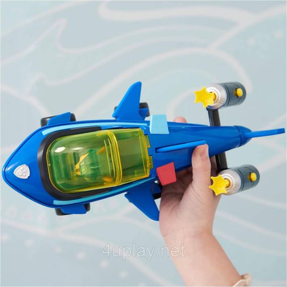 Щенячий Патруль рятувальна машина-трансформер човен Гончика Paw Patrol Aqua Pups Chase Transforming Shark | Зображення 8