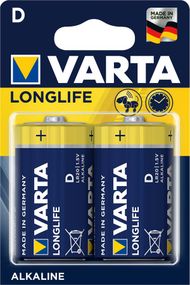 Батарейка VARTA LONGLIFE D BLI 2 ALKALINE (04120101412)