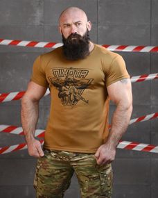 Тактична футболка потоотводящая SABUR ПІХОТА КАЙОТ ВТ6830