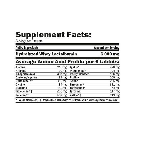 Аминокомплекс для спорта Amix Nutrition Amino Whey Gold 180 Tabs | Зображення 1