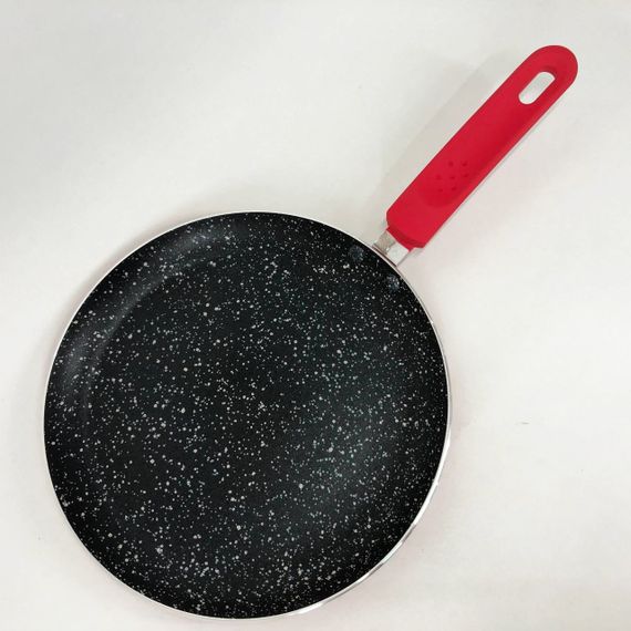 Сковорода млинець 24 см з антипригарним покриттям Con Brio CB-2424 для всіх видів плит. NL-192 Колір: червоний | Зображення 4