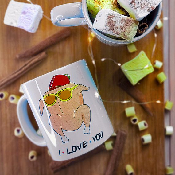 Кружка с принтом I love you (chicken) 330 мл (KR_21L026)