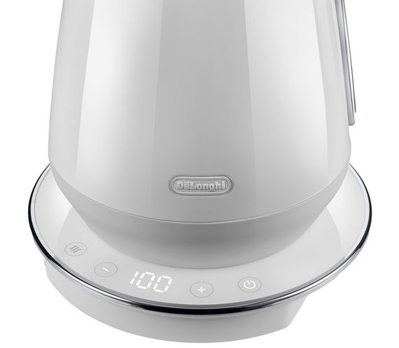 Електрочайник DeLonghi Eclettica SpecialTea KBY 2011 W 1.7 л білий | Зображення 1