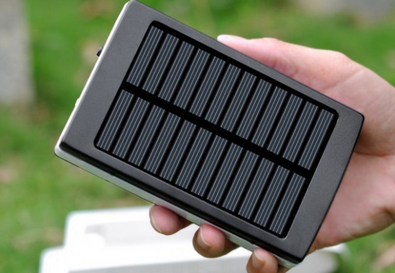 Мобільна зарядка POWER BANK Metal+LED Solar 90000mah | Зображення 5