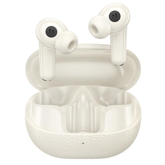 Бездротові навушники HOCO EQ23 Plus Duke Ⅱ true wireless ANC+ENC BT headset Milky White | Зображення 2