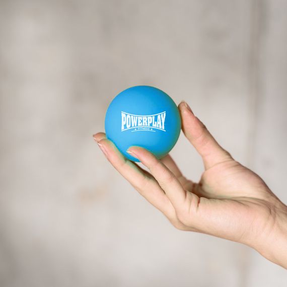Массажный силиконовый мяч Паверплей PP-4354 Silicone Lacrosse Ball (6.3см.) Синий | Зображення 1