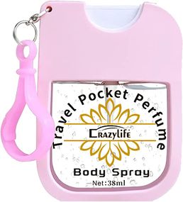 Туалетная вода с феромоном CrazyLife в портативном флаконе с карабином (38 мл)