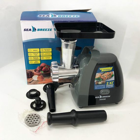 Лучшие электромясорубки для дома Sea Breeze SB-004, Бытовая кухонная мясорубка электрическая DQ-72 | Зображення 7