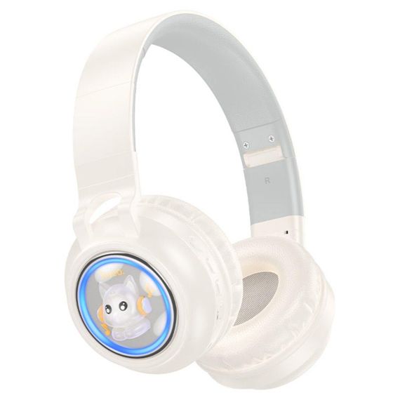 Навушники HOCO W50 Cute fun BT headphones Milky white | Зображення 1